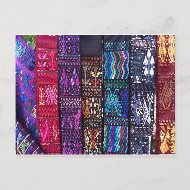 Cartão Postal A bela design da Guatemala (Frente)