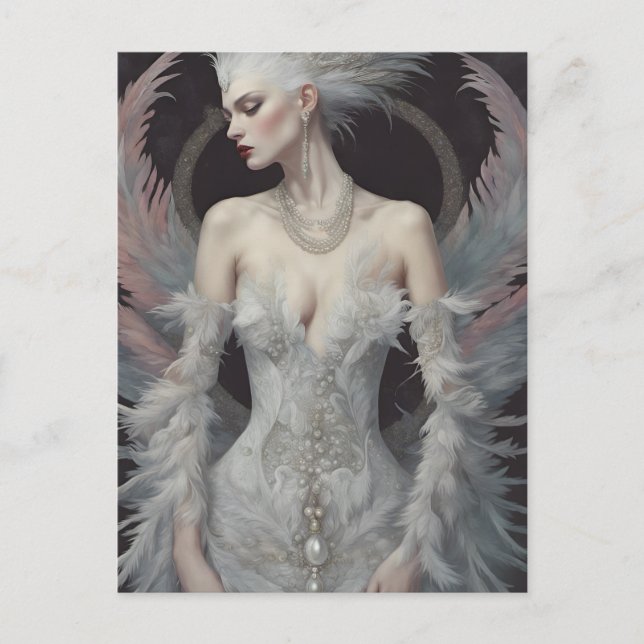 Cartão Postal A bela Princesa Swan (Frente)