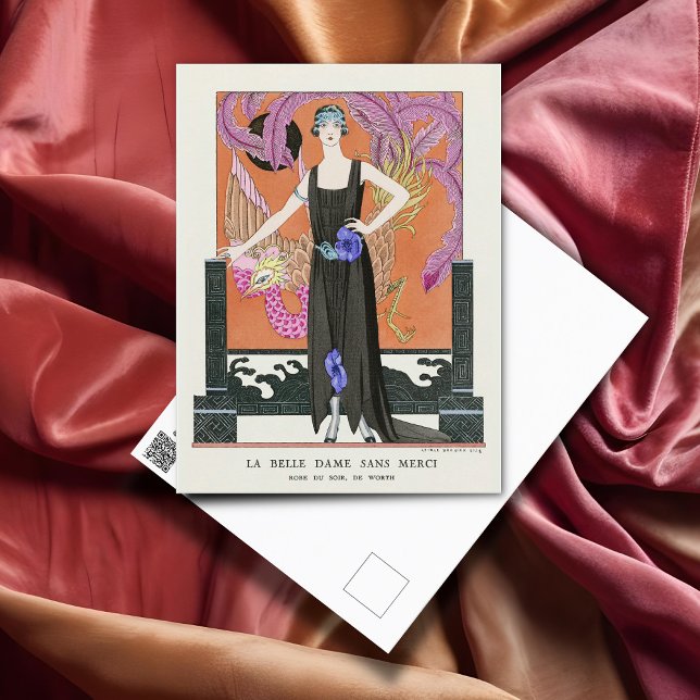 Cartão Postal A Bela Senhora sem Compaixão de George Barbier (Criador carregado)