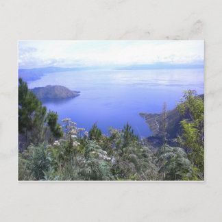Cartão Postal A Beleza do Lago Toba