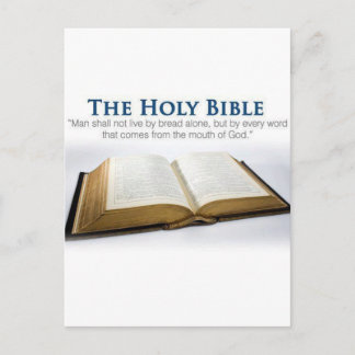 Cartão Postal A Bíblia Sagrada