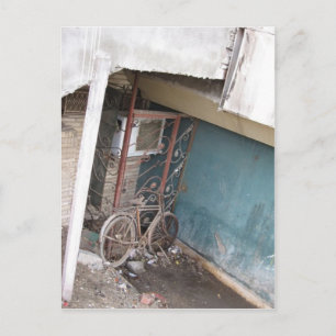 Cartão postal "a bicicleta" no Egito