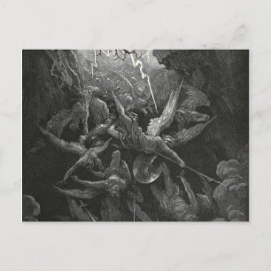 Cartão Postal A Boca Do Inferno Por Gustave Dore