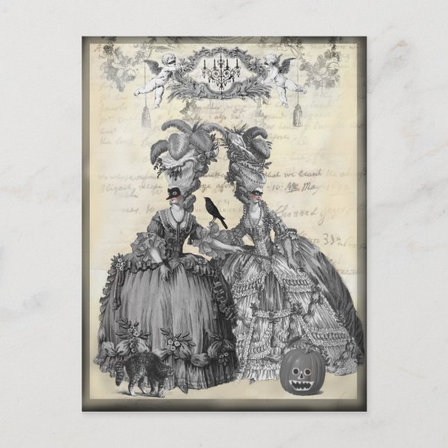 Cartão Postal A Bola do Halloween (Frente)