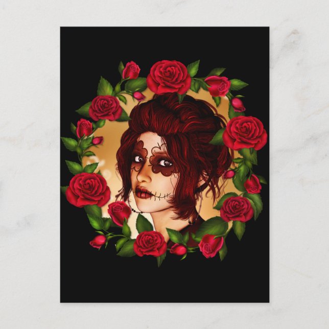 Cartão Postal A Boneca de Açúcar Escarlate (Frente)