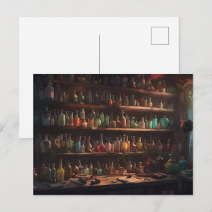 Cartão Postal A Botica dos Magos   Arte Digital