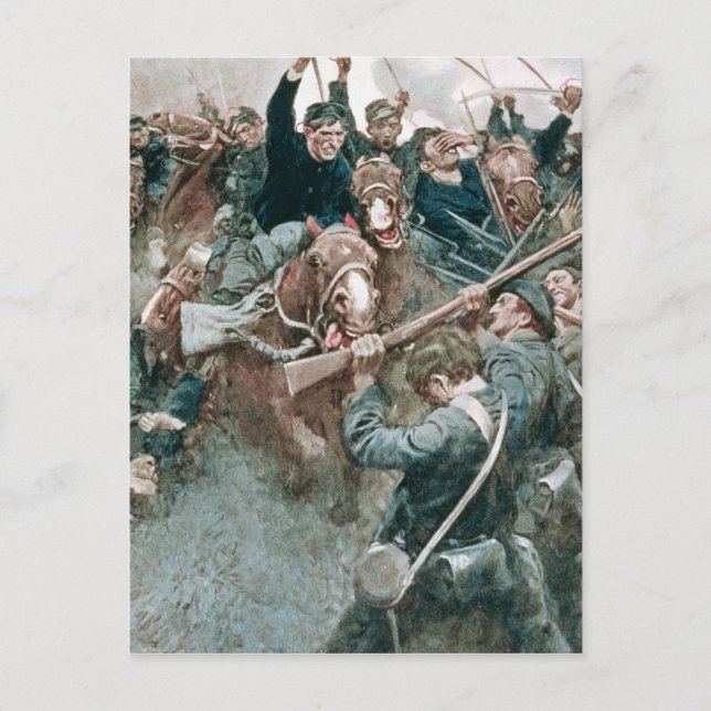 Cartão Postal A Brigada de Jackson em pé como uma parede de pedr (Frente)