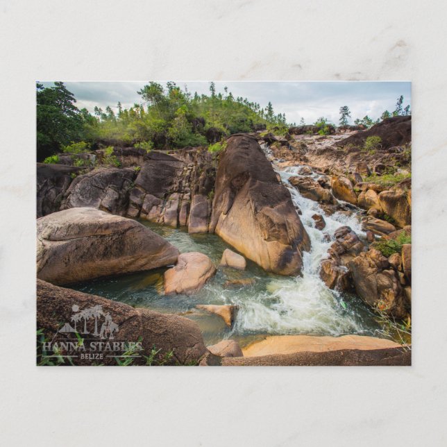 Cartão Postal A Cachoeira em Mountain Pine Ridge (Frente)