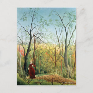 Cartão Postal A caminhada na floresta, 1886-90