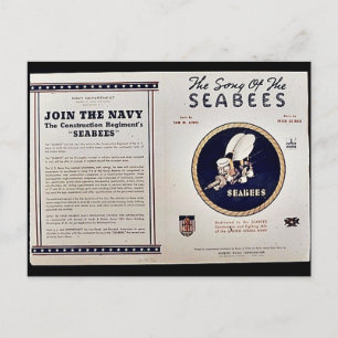Cartão Postal A Canção Dos Seabees