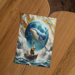 Cartão Postal A Captura Cósmica de um Pescador