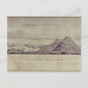 Cartão Postal A Captura Francesa Granada, 1779