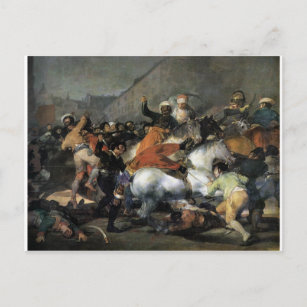 Cartão Postal A Carga dos Mamelukes por Francisco Goya