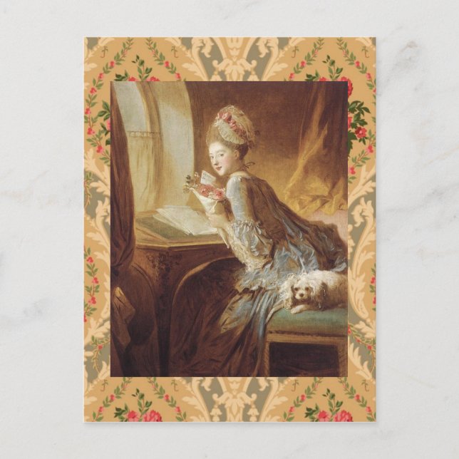 Cartão Postal A Carta do Amor (Frente)