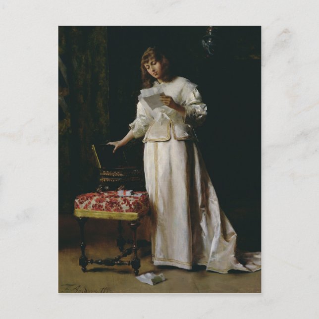 Cartão Postal A Carta do Amor (Frente)