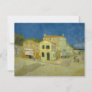 Cartão Postal A Casa Amarela Vincent van Gogh