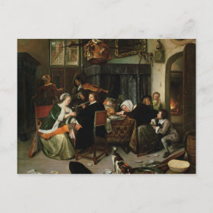 Cartão Postal A Casa Dissoluta, 1668