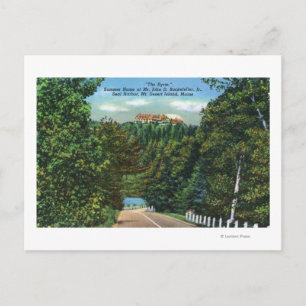 Cartão Postal A Casa Eyrie, John D Rockefeller Jr