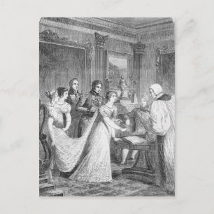 Cartão Postal A Casamento da Princesa Charlotte de