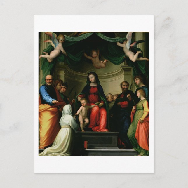 Cartão Postal A Casamento Mística da Rua. (Frente)