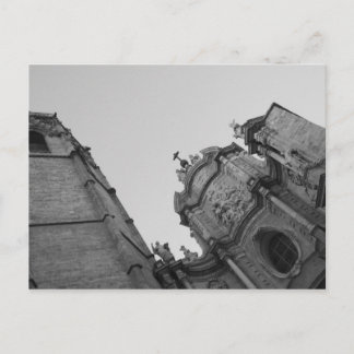 Cartão Postal A catedral de Valência, espanha