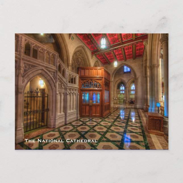 Cartão Postal A catedral nacional (Frente)