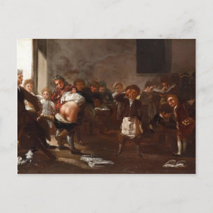 Cartão Postal A cena escolar de Francisco Goya