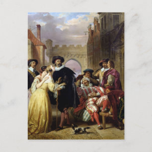 Cartão Postal A cena final do "Les Fourberies de Scapin"