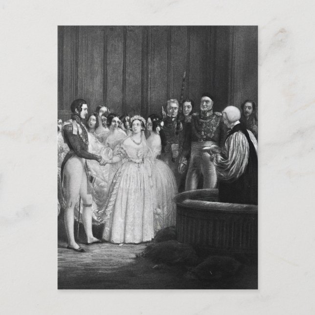 Cartão Postal A cerimônia de casamento (Frente)