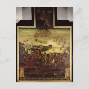 Cartão Postal A chegada da Rainha Elizabeth I a Tilbury