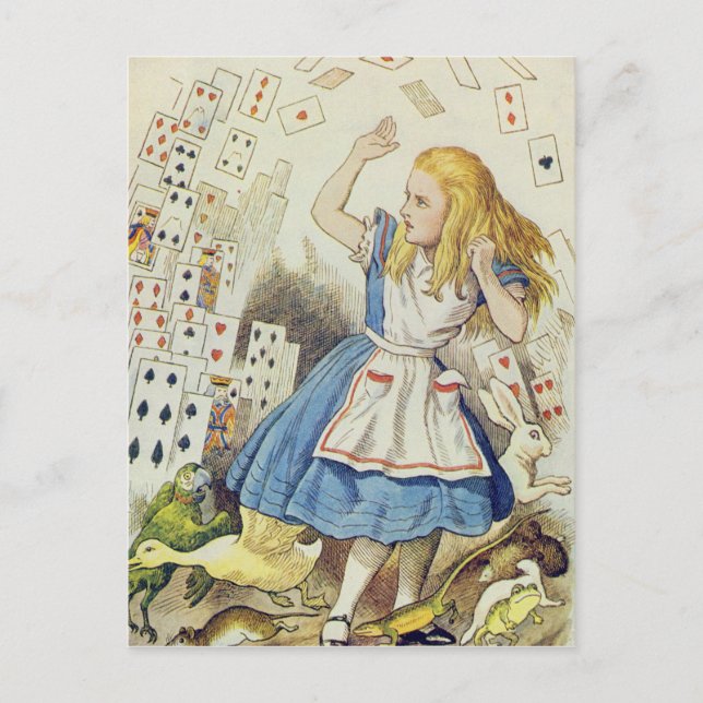 Cartão Postal A Chuva de Cartas (Frente)