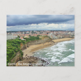 Cartão Postal A cidade de Biarritz - Uma visão panorâmica
