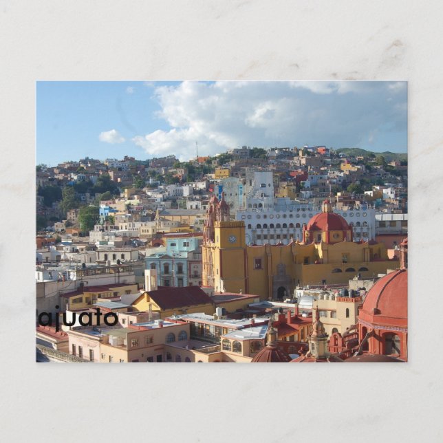 Cartão Postal A cidade de Guanajuato (Frente)