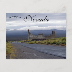 Cartão Postal A Cidade Fantasma de Rhyolite Nevada