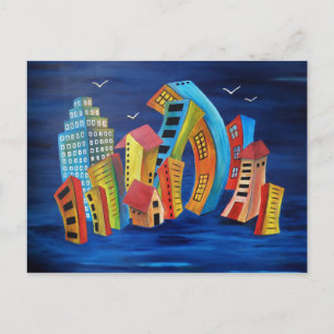 Cartão Postal A cidade flutuante