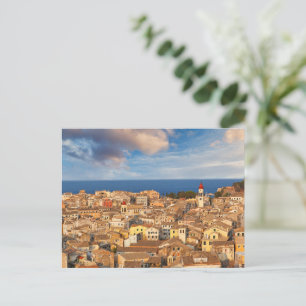 Cartão Postal A cidade velha de Corfu, Grécia