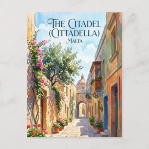 Cartão Postal A Cidadela (Cittadella), Gozo Malta