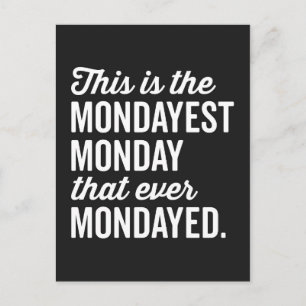 Cartão Postal A citação da segunda-feira mais engraçada