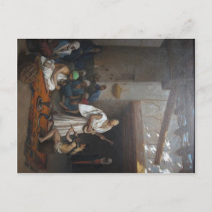 Cartão Postal A Cobra Charmer de Jean-Leon Gerome