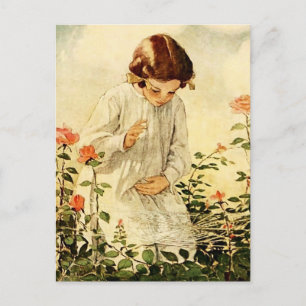 Cartão Postal A Cobweb por Jessie Willcox Smith