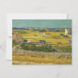 Cartão Postal A Colheita Vincent van Gogh