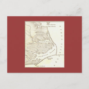 Cartão Postal A Colônia Perdida do Cartão-Postal de Roanoak