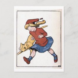 Cartão Postal "A consciência faz covardes..." Vintage
