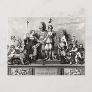 Cartão Postal A Constituição Francesa