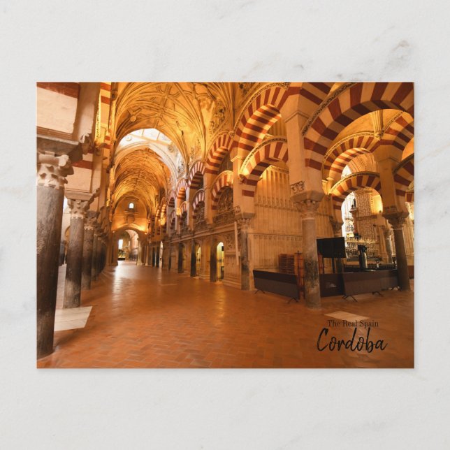 Cartão Postal A Córdova Espanha Real (Frente)