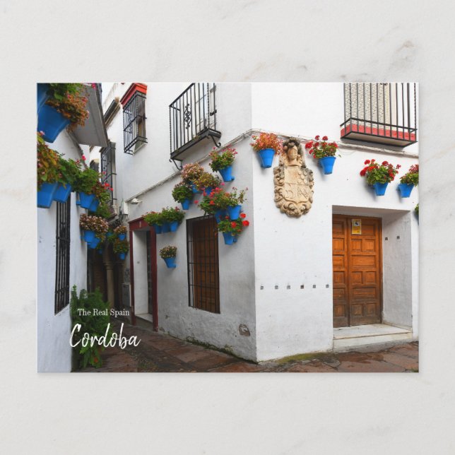 Cartão Postal A Córdova Espanha Real (Frente)