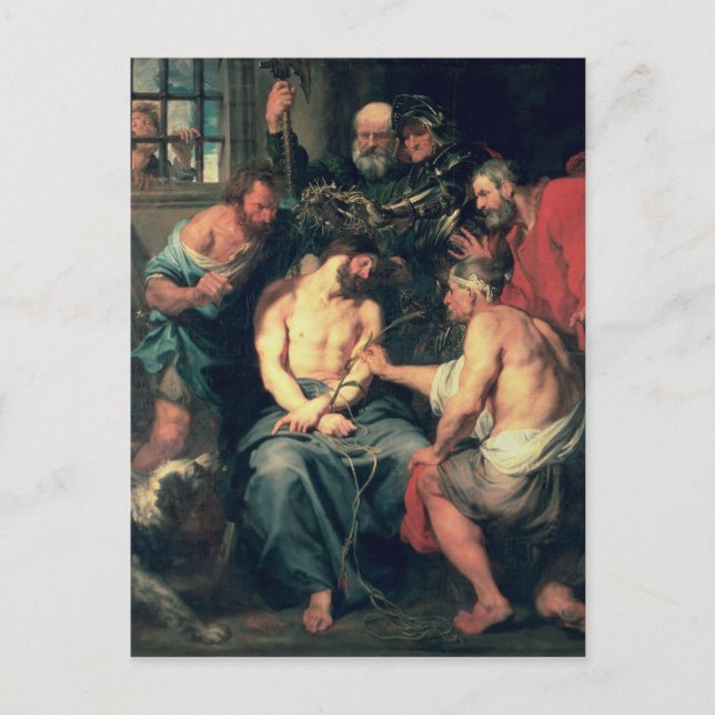 Cartão Postal A Coroação com Espinhos, 1618-20 (Frente)