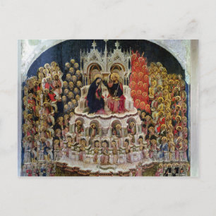 Cartão Postal A coroação da Virgem no Paraíso, 1438