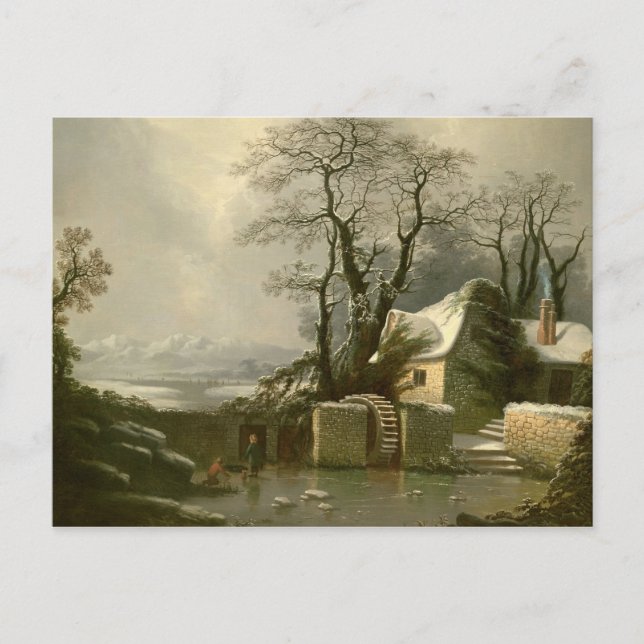 Cartão Postal A Corrida de Mill Congelada (Frente)