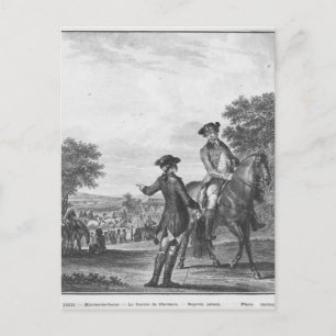 Cartão Postal A corrida dos cavalos